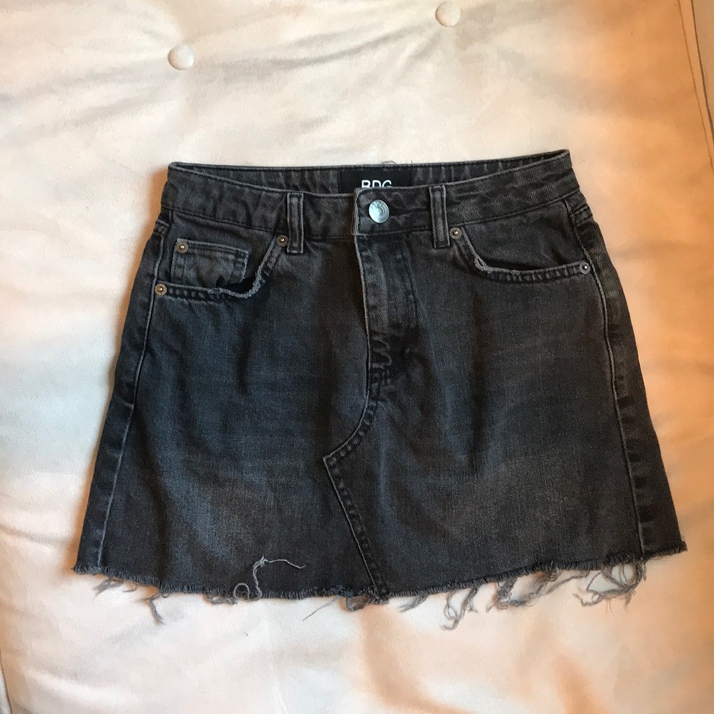 Urban Outfitters BDG Black Jean Skirt SIZE SMALL